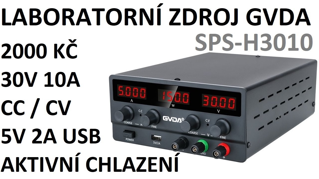 Laboratorní zdroj GVDA SPS H3010