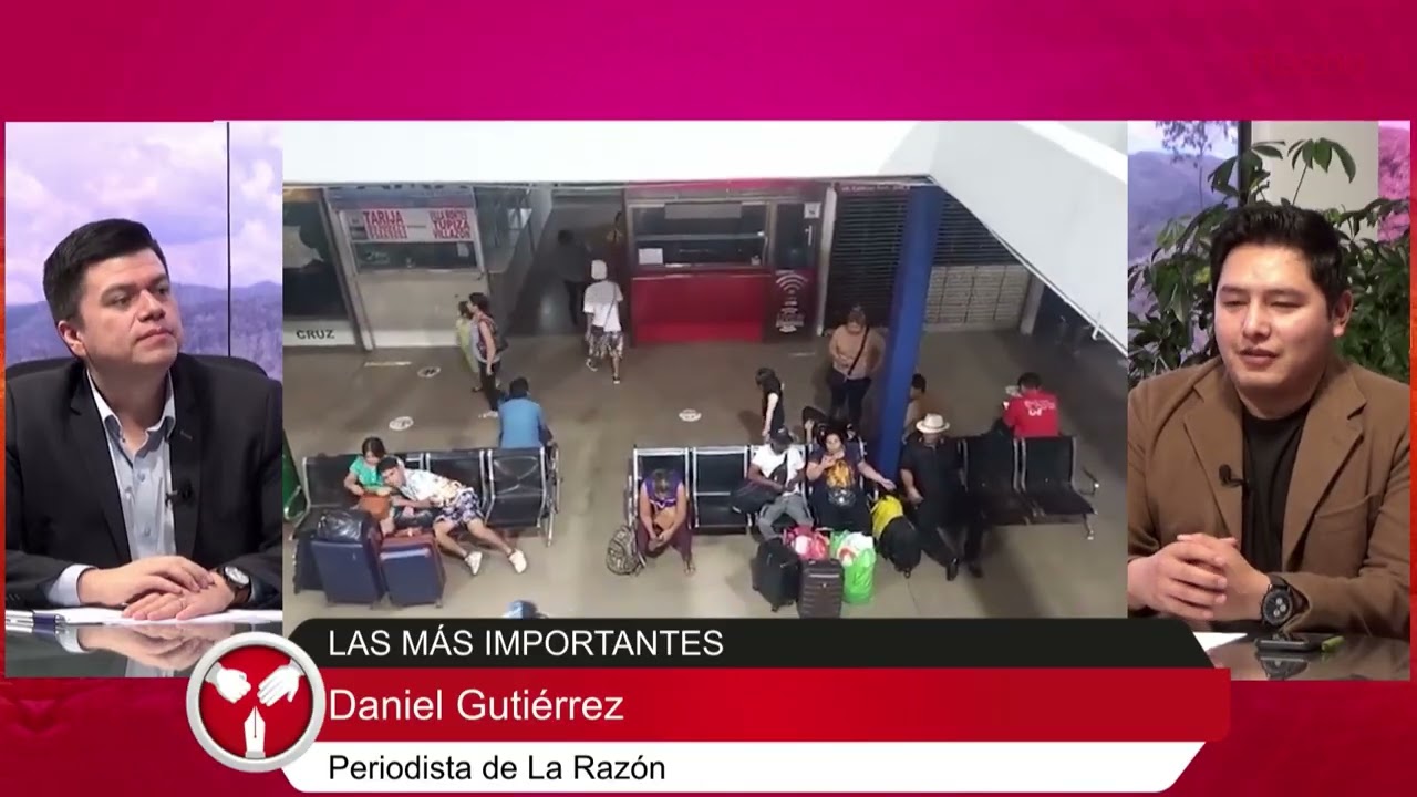 Daniel Gutiérrez informa encuentro del presidente y vicepresidente a los pies de la Virgen en Oruro.