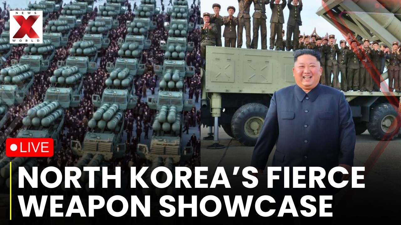 North Korea Rocket Revealed LIVE: Kim Jong Un Unveils 600mm Rocket Launchers Ahead of Party Congress