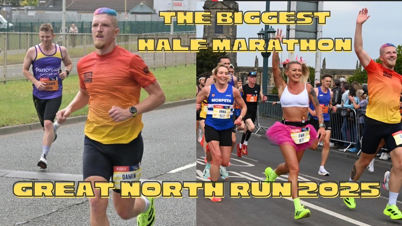 Great North Run 2025 - The Biggest Half Marathon! Running with Insta360GO 3S.