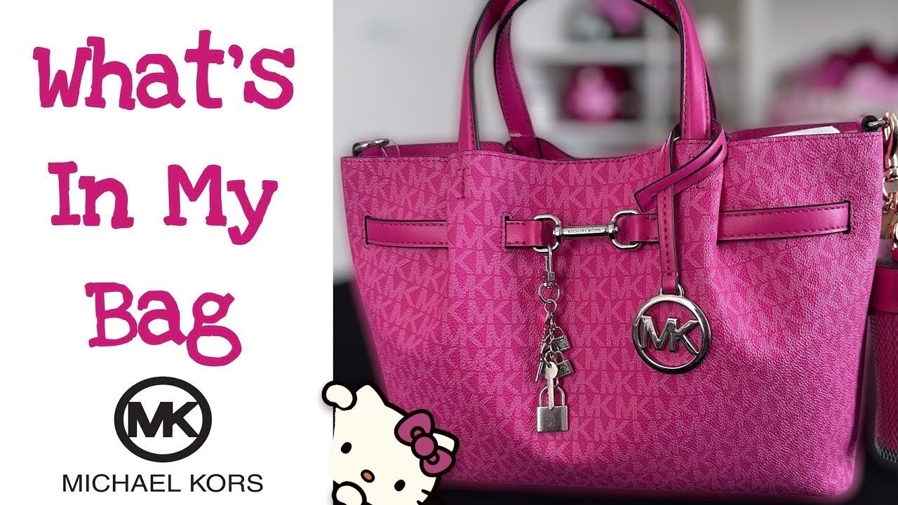 What's In My Michael Kors Bag~HELLO KITTY Themed 💕🌸 #whatsinmybag 