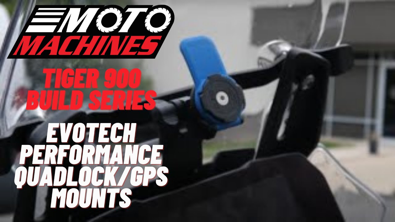 Обзор крепления GPS-навигатора Evotech Performance Quadlock для Triumph Tiger 900 | Moto Machines