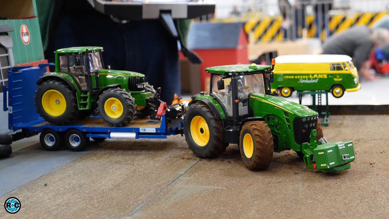 RC TRACTOR MODEL MACHINES AT WORK! SIKU CONTROL BEST OF RC TRACTORS IN 1/32 SCALE!
