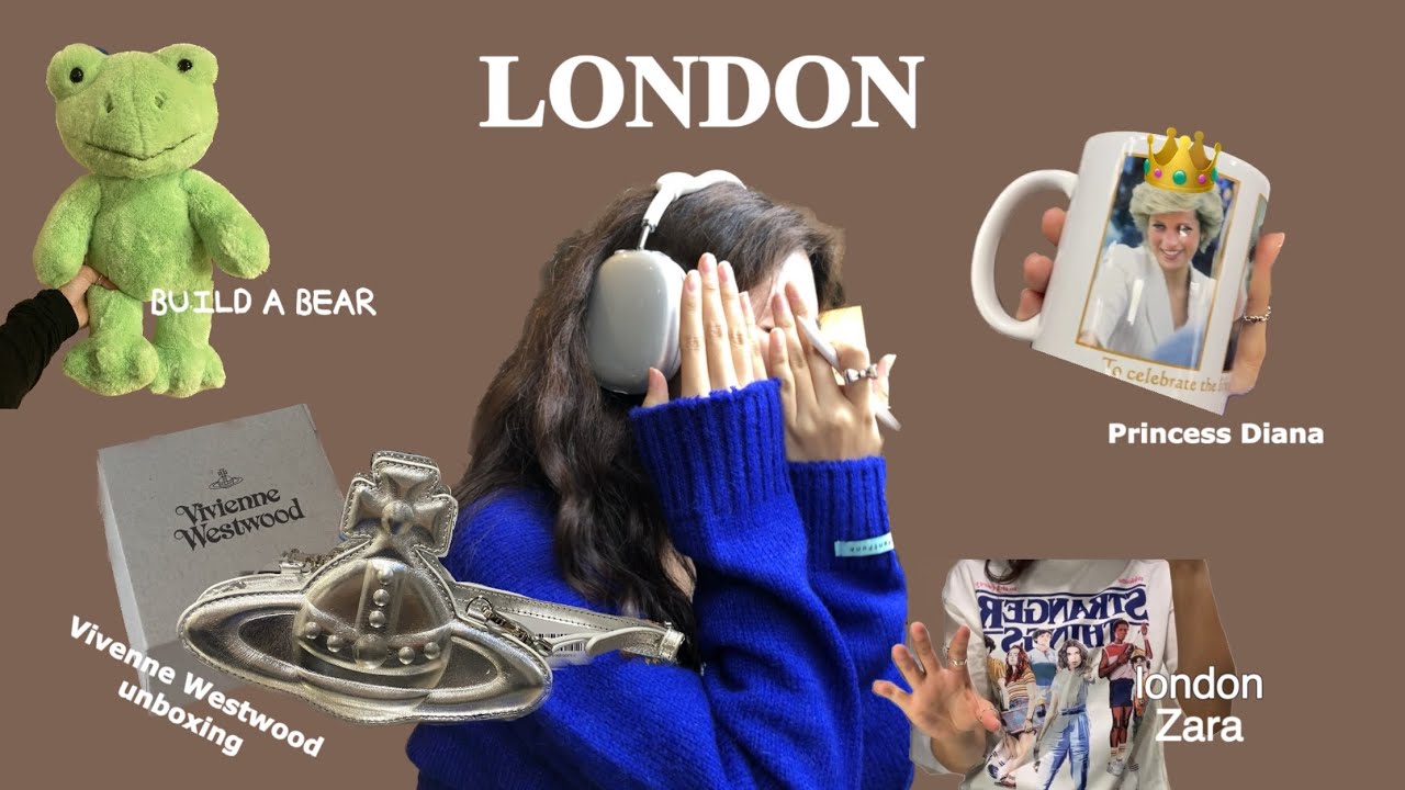 London Vlog 런던 패션대학교 교환학생 개강 오오티디 🇬🇧 소호거리 비비안웨스트우드 언박싱, 런던 자라 룩북 자라신상, 햄리스장난감가게, 에어팟맥스