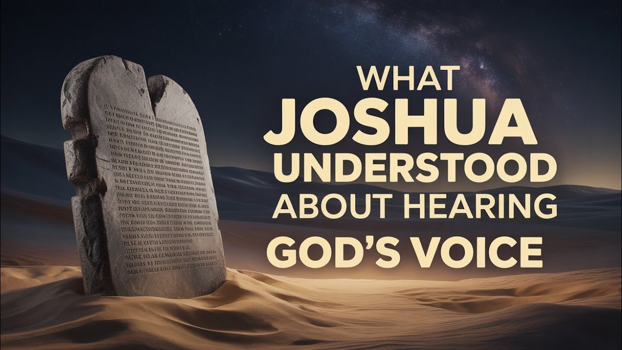 What Joshua Understood About Hearing God’s Voice