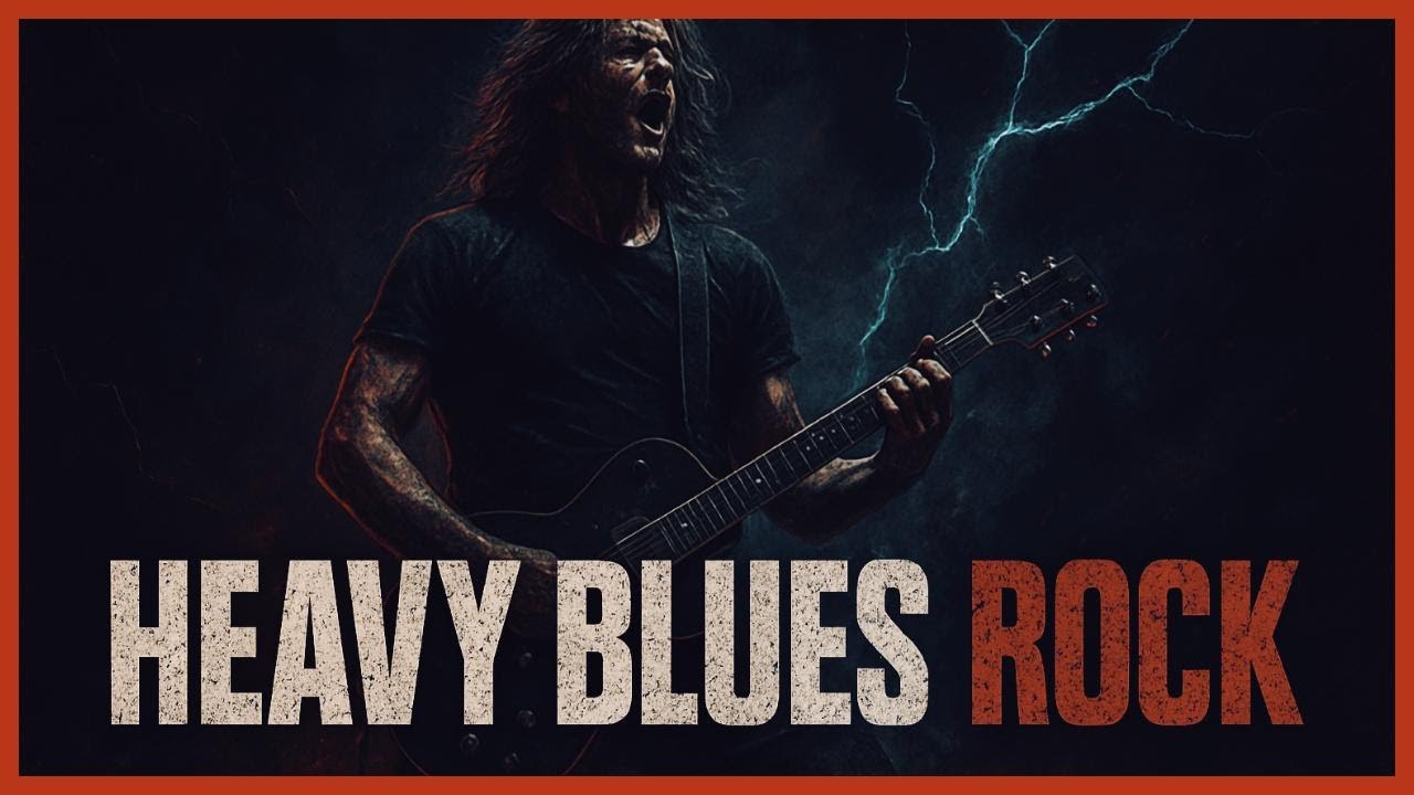 Heavy Blues Rock – Powerful Hard Blues Instrumental Guitar Music for Energy & Focus