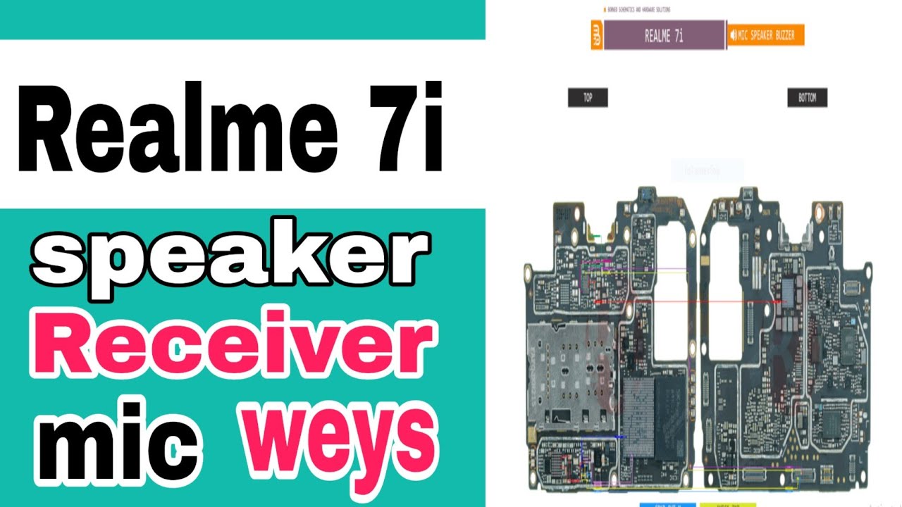 realme 7i speaker mic receiver problem solution // all track