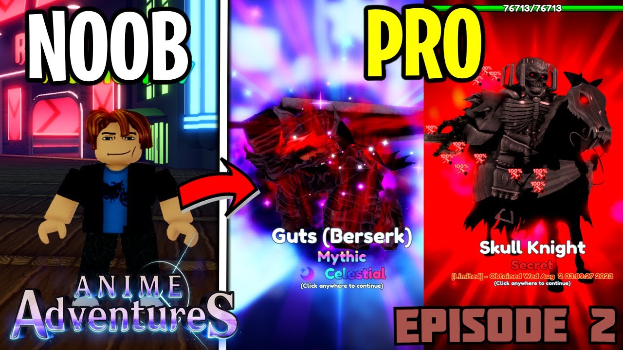 Noob with INSANE LUCK Got His 2nd Secret Unit in Anime Adventures Roblox
