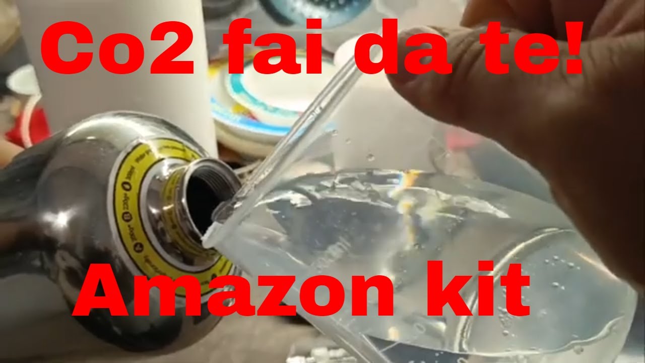 Acquariofilia fai da te Come costruire una bombola per CO2 con ingredienti semplici Amazon Kit !