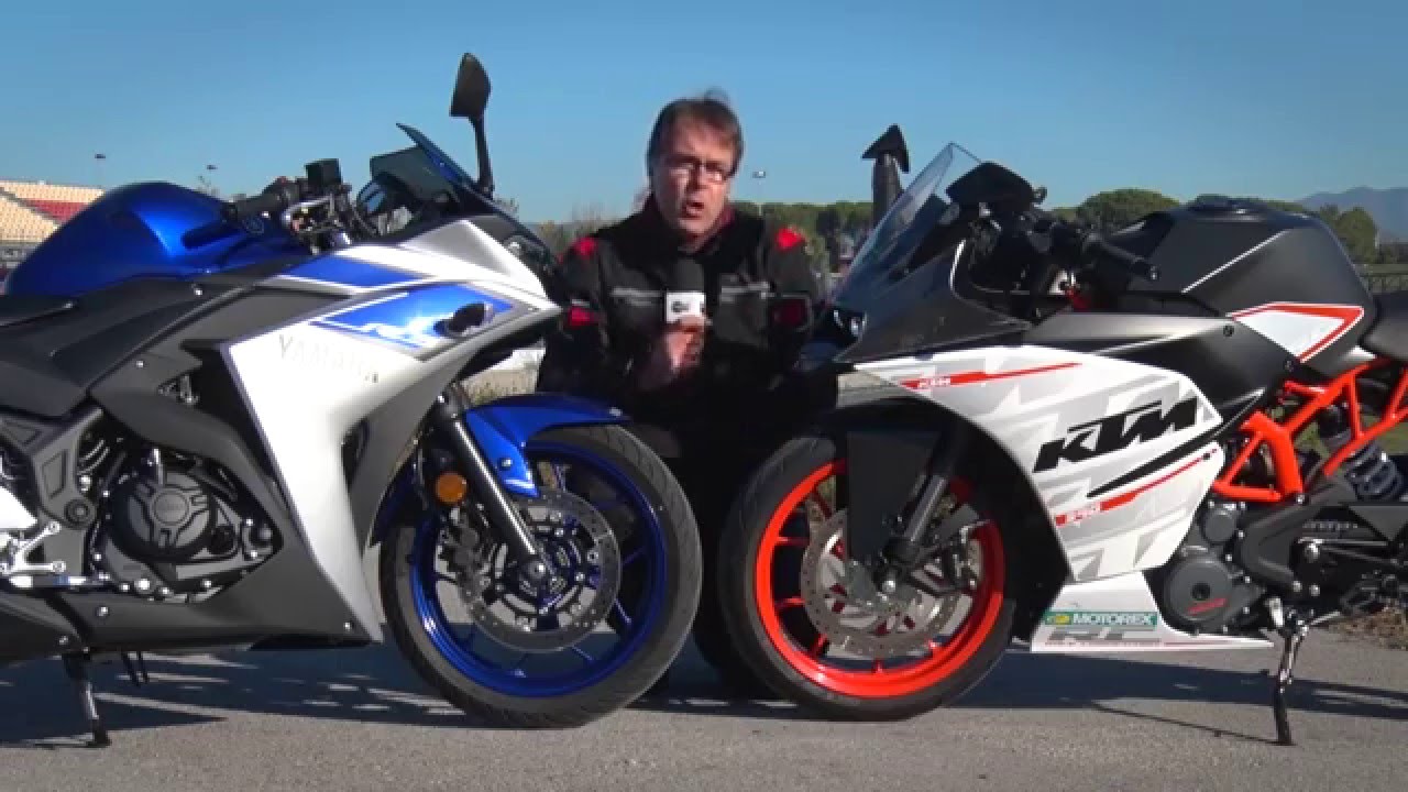 Motosx1000 : Comparativa Yamaha R3 vs KTM RC390