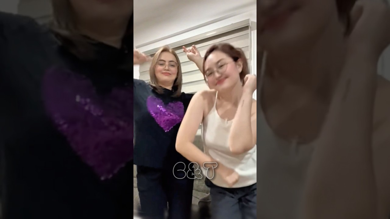 LOOK: MAG-ATENG MIKA AT ANGELIKA DELA CRUZ IN THEIR CUTE DANCE MOVES #tiktok