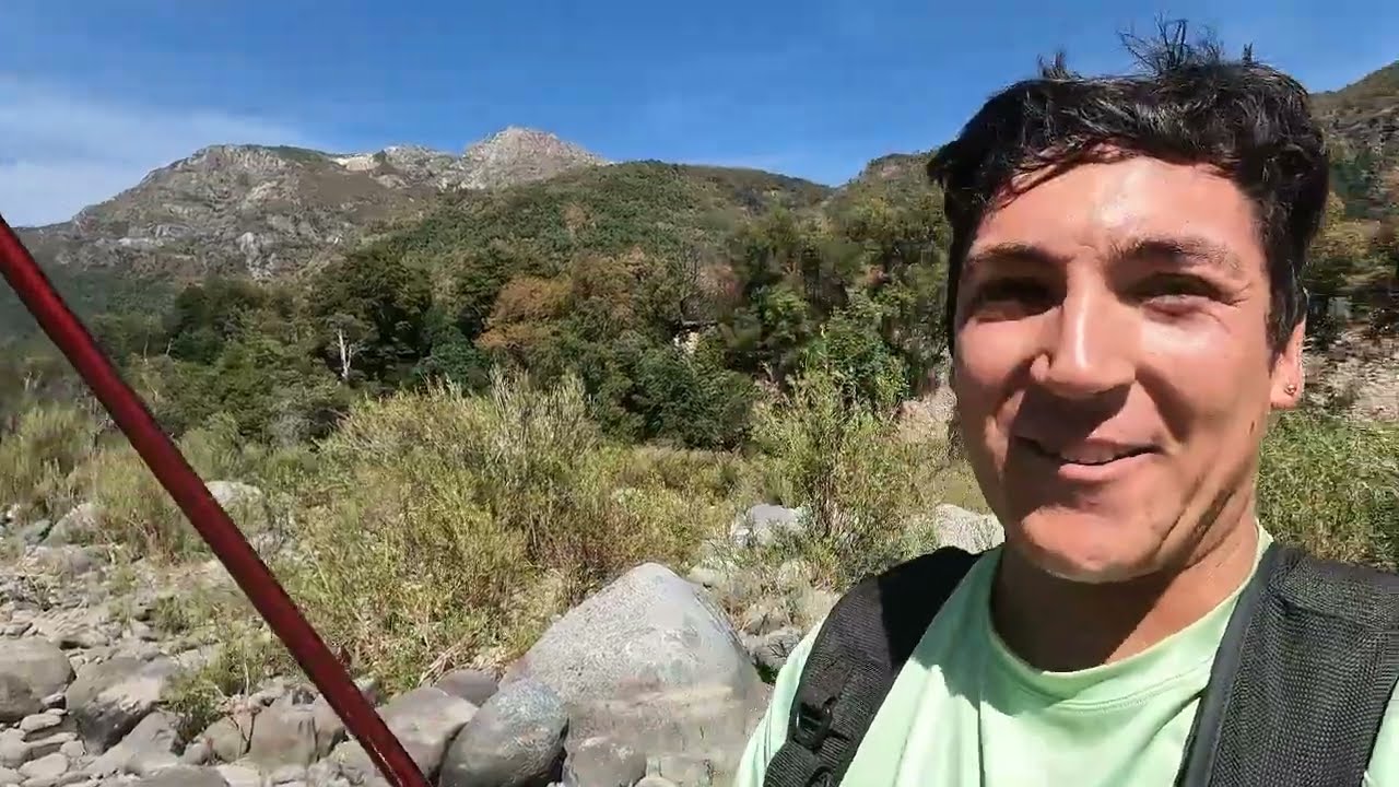 Pesca de truchas en la pre cordillera de Parral temp 2022-2023 . Hermoso paisaje!