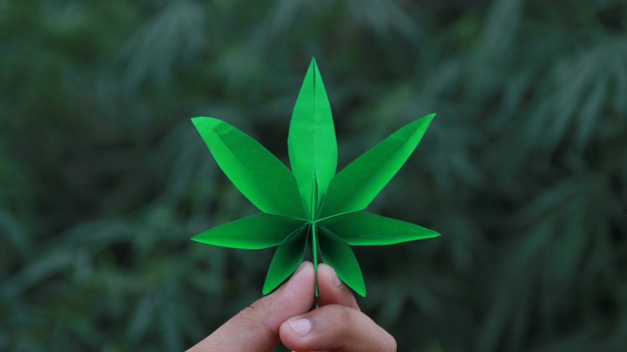 How to Make Paper Marijuana Leaf Tutorial: Creative Cannabis Craft