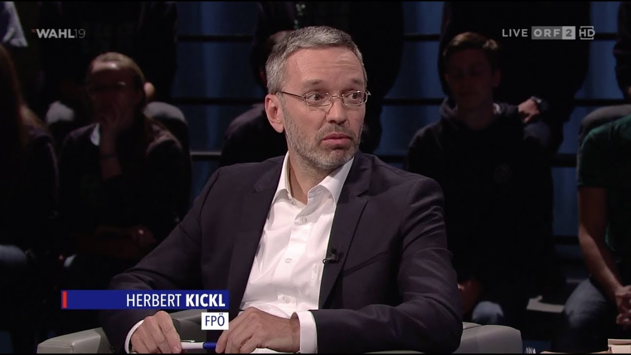 Herbert Kickl - IM ZENTRUM - Wer sch&uuml;tzt den Staat - 22.9.2019