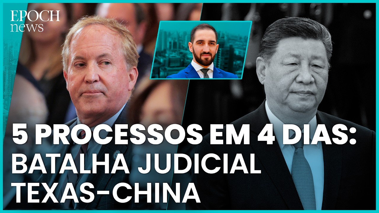 Procurador Ken Paxton lidera série de processos contra entidades ligadas ao Partido Comunista Chinês