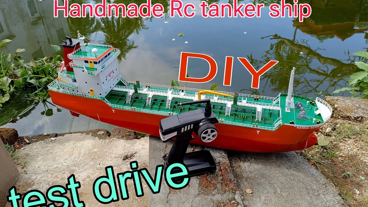 Handmade Diy Rc tanker ship test drive#rcships #tanker #diy #rcboat