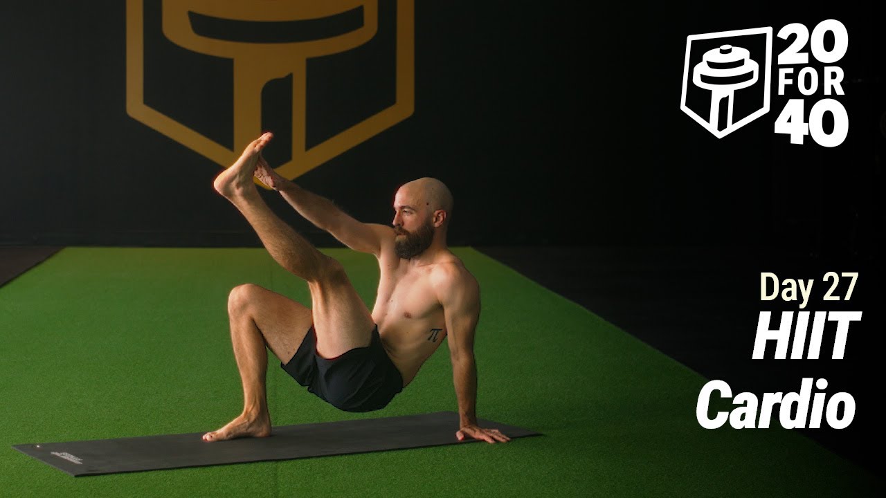40 Day Bodyweight Fitness Challenge | No Talking, All Levels || Day 27 - HIIT Cardio