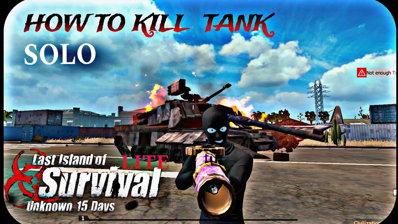 HOW TO KILL TANK 🥵🥵 VERY EZZZ || LAST ISLAND OF SURVIVAL LITE