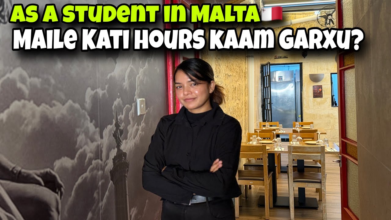 STUDENT LAI PART TIME KAAM MILXA KINAI🤔|| MY PERSONAL EXPERIENCE IN MATA🇲🇹|| MALTA STUDENT VISA🇲🇹