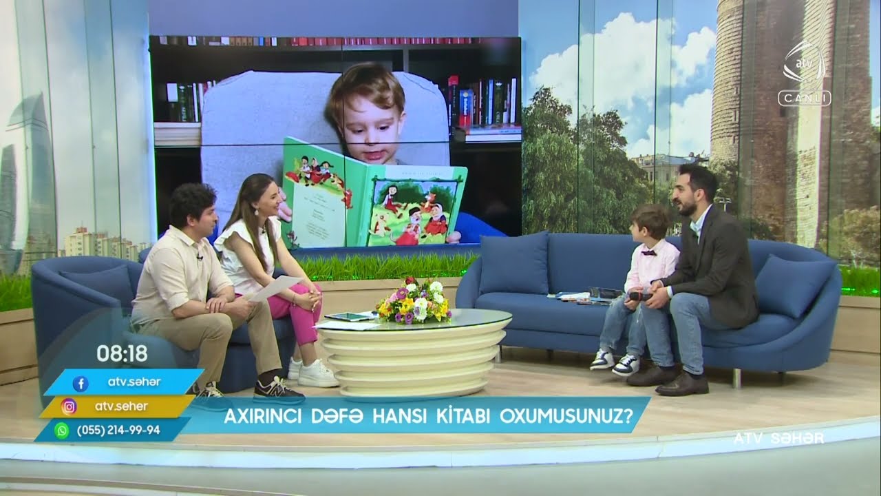Oğlum MəhəmmədƏminlə canlı yayımın qonağı olduq - ATV Səhər