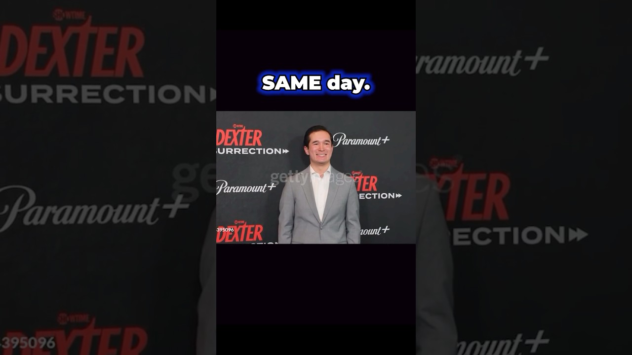 This did NOT go as planned 😭🤯 (​⁠Dexter: Resurrection World Premiere)