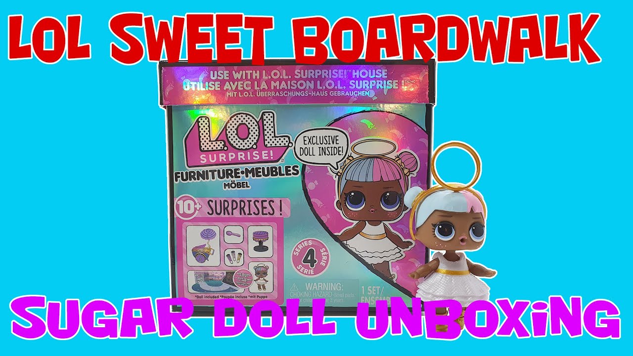 Sweet Boardwalk & Sugar Doll Lol Surprise Doll Furniture Meubles Pack Opening - 10+ Surprises