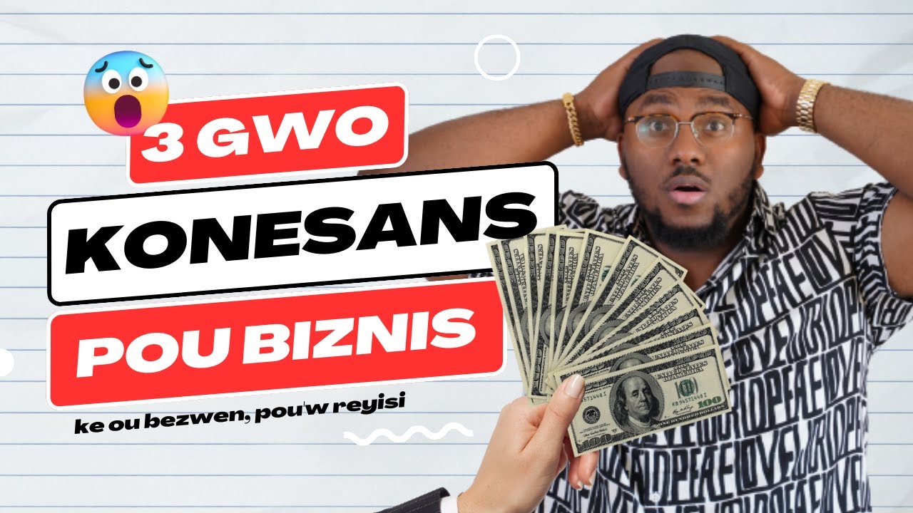 3 konesans ou dwe metrize si wap fè biznis.