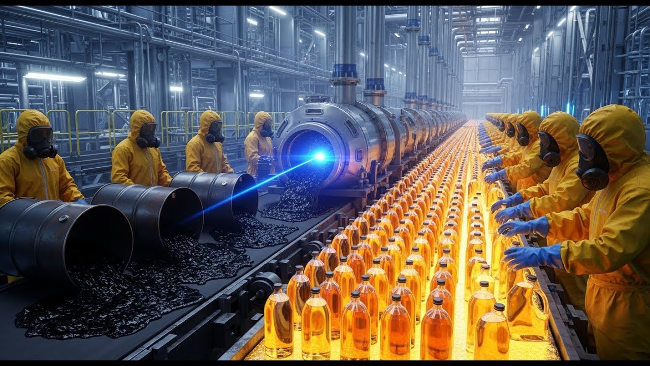 Inside a Modern Gasoline Factory: From Crude Oil to Premium Fuel