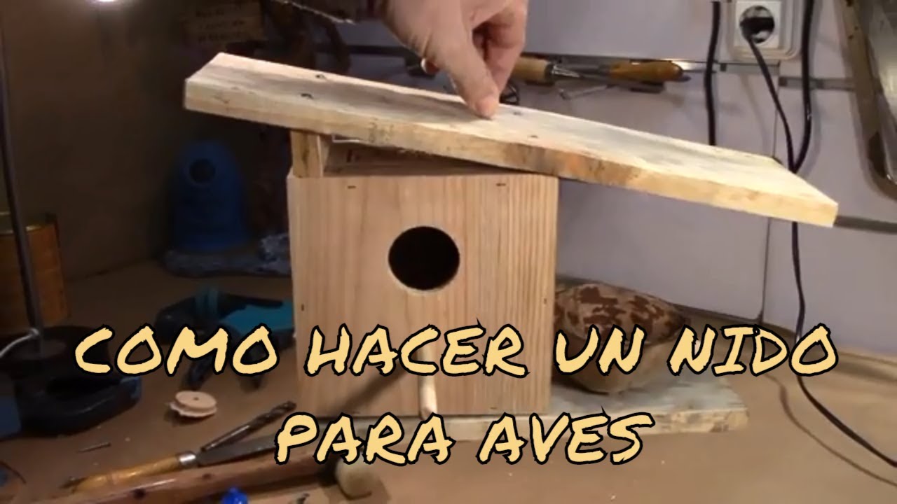 COMO HACER UN NIDO PARA PAJAROS CON MATERIALES RECICLADOS