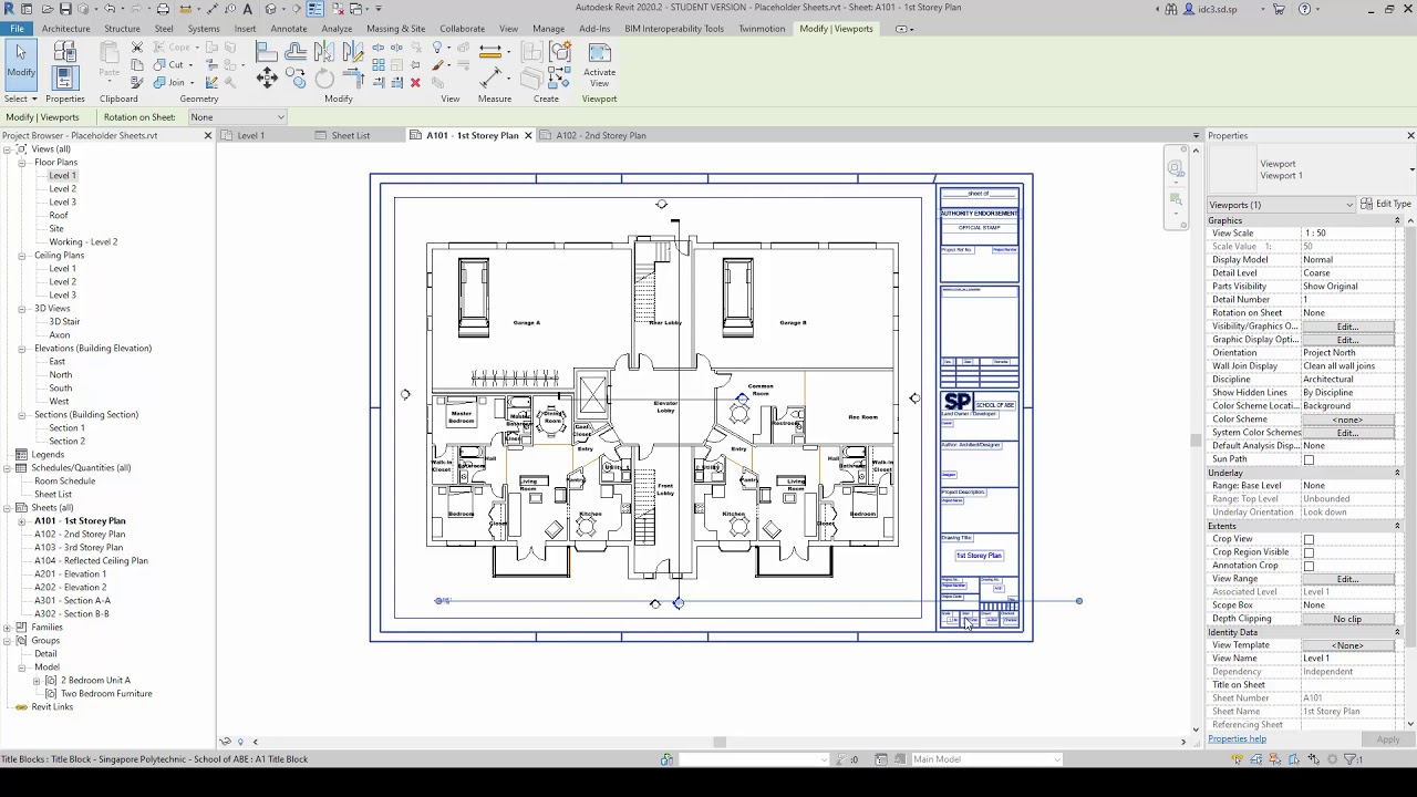 Как добавить листы-заполнители в Revit