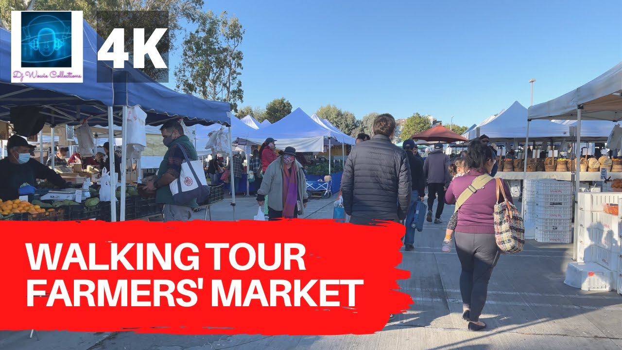 WALKING TOUR AT TORRANCE CERTIFIED FARMERS' MARKET | City of Torrance California USA Dec 2021