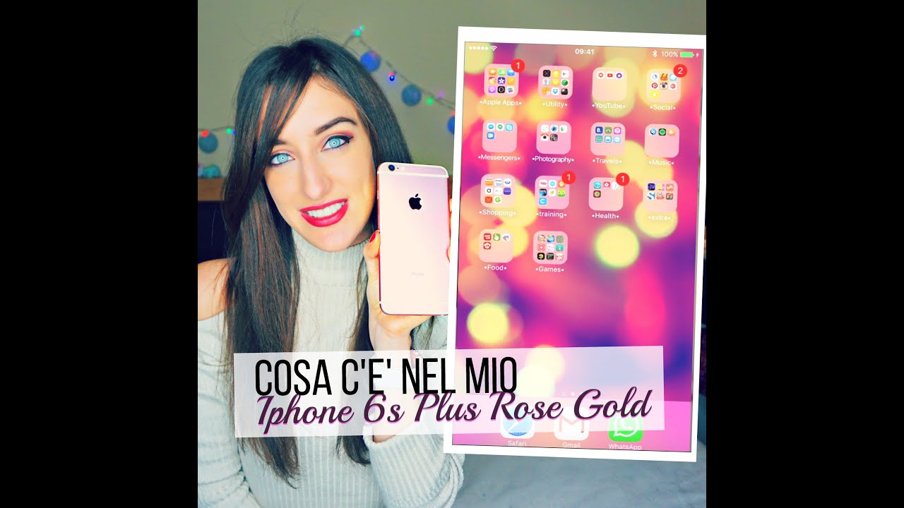 Cosa C'è Nel Mio Iphone 6s Plus Rose Gold+App gratuite+App Per Modificare Le Foto+App Per Dimagrire