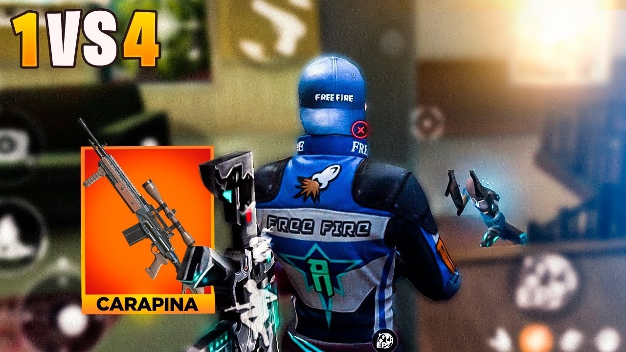FUI PRO RUSHADÃO SOLO VS SQUAD DE CARAPINA!! FREE FIRE MOBILADOR