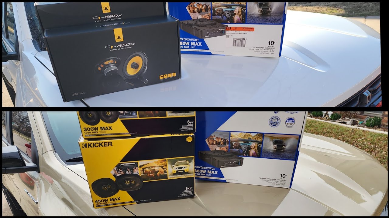 2024 GMC Canyon or Colorado Speaker Upgrade/KICKER Hideaway powered Sub install.