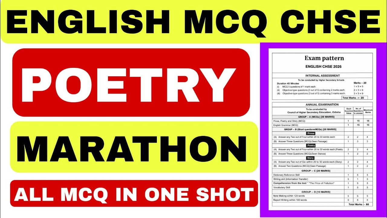 English INVITATION-2 ( POETRY SECTION ) ALL OME SHOT MCQs Chem Visual is live! Chem Visual is live!