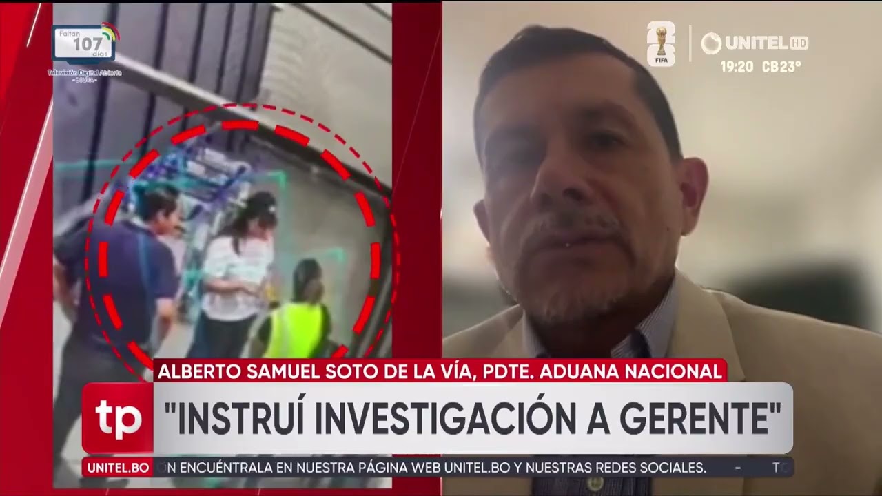 ​Caso maletas: Presidente de la Aduana dice que no hubo “observaciones” en el informe del aeropuerto