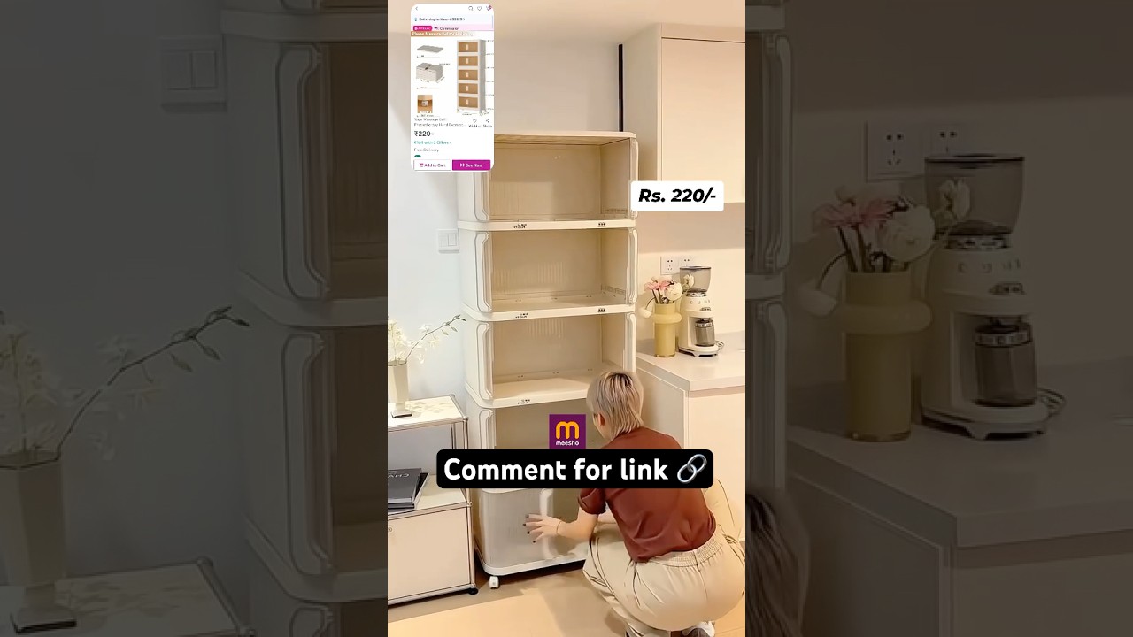 Viral storage cabinet boxes for home | meesho deals | shorts #meesho #meeshodeals #shortvideo
