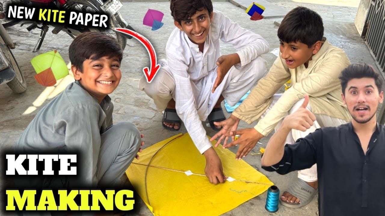 Kite making😍 || Buying new kite paper🪁 || How we make kite at home? || Kite making with easy steps 