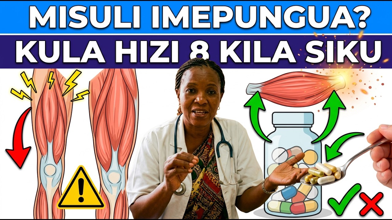Zaidi ya miaka 50? Vyakula 8 vya kujenga misuli kuliko kuku! (Ushauri wa daktari)