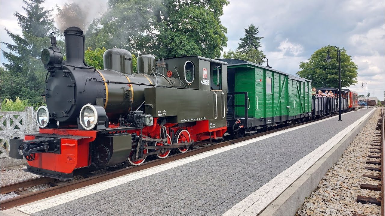 Kaliska Kolej Wąskotorowa 2025 Zbiersk - Petryki. Parowóz Las49-4968