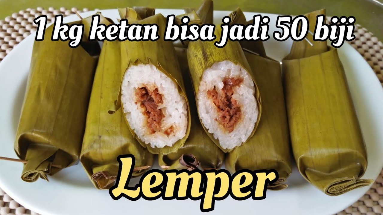 Cara Buat Lemper Isi Daging