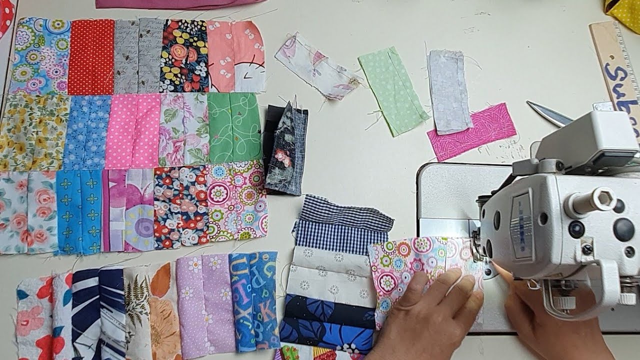 💚 2 Sewing Ideas. Don't Throw Away Your Scrap Patchwork Fabric They're Very Useful.