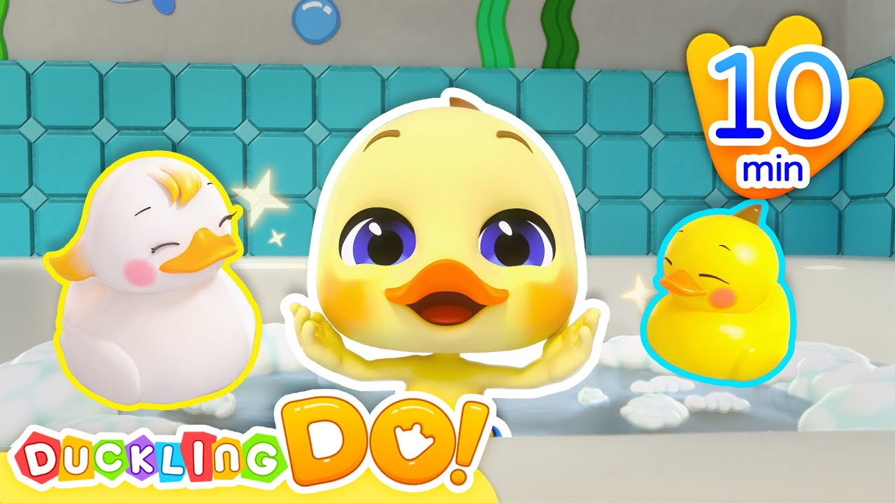 🥰🛀Bath Play Song + More🐥🚿🎐| Duckling Do | Nursery Rhymes & Kids Song | Video For Babies