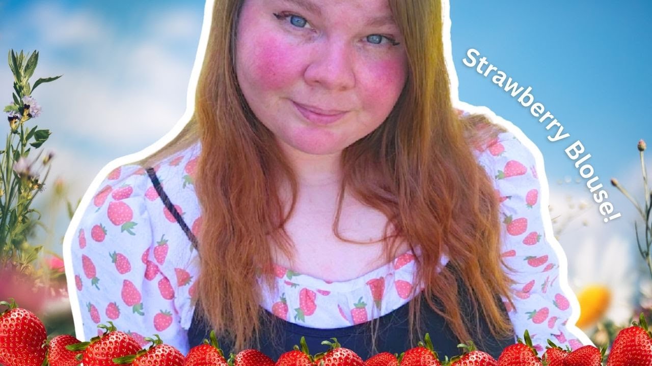 Let's Sew a Strawberry Blouse! | Folkwear 123 Austrian Dirndl Blouse Pattern