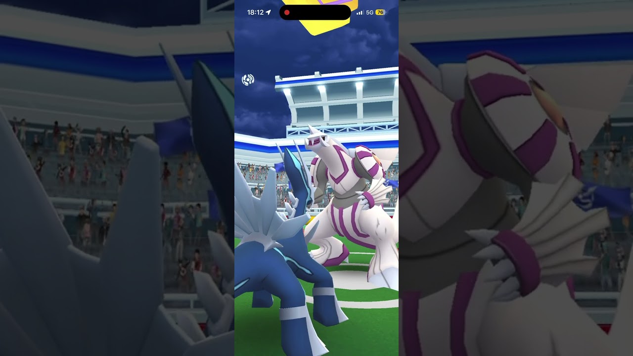 【ポケモンGO】パルキアレイドバトル