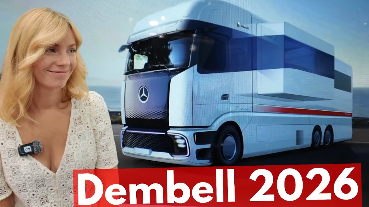 WOHNMOBIL TOP SECRET Dembell NEW Actros 2026 Luxus Liner Design aus UNGARN 12m Mega Camper Slideout