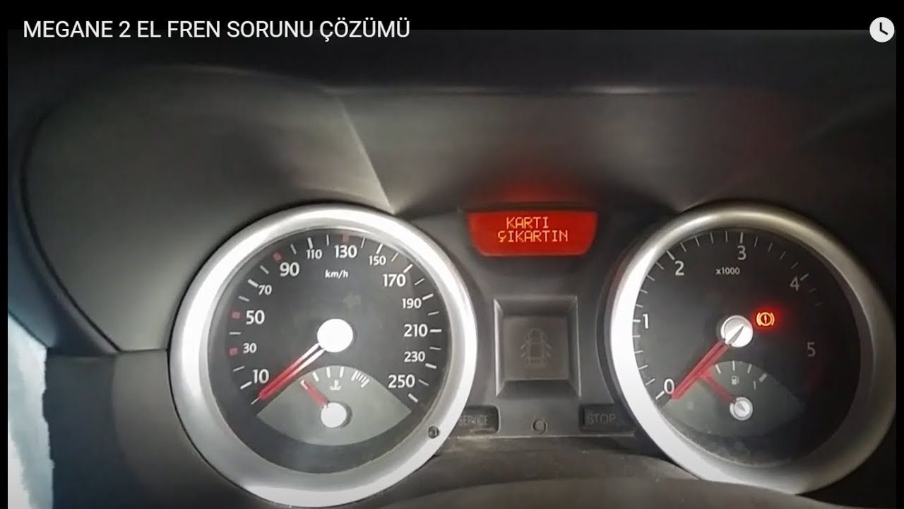 MEGANE 2 EL FREN SORUNU ÇÖZÜMÜ