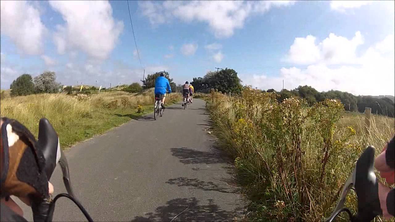 Cycling North Wales Coastal Route (NCR5).   Prestatyn -Telacre