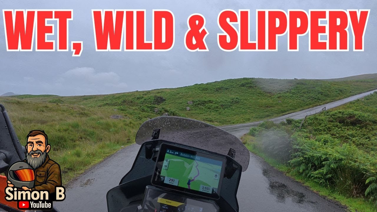 Wet & Slippery Lake District Ride, Birker Fell in Bad Weather