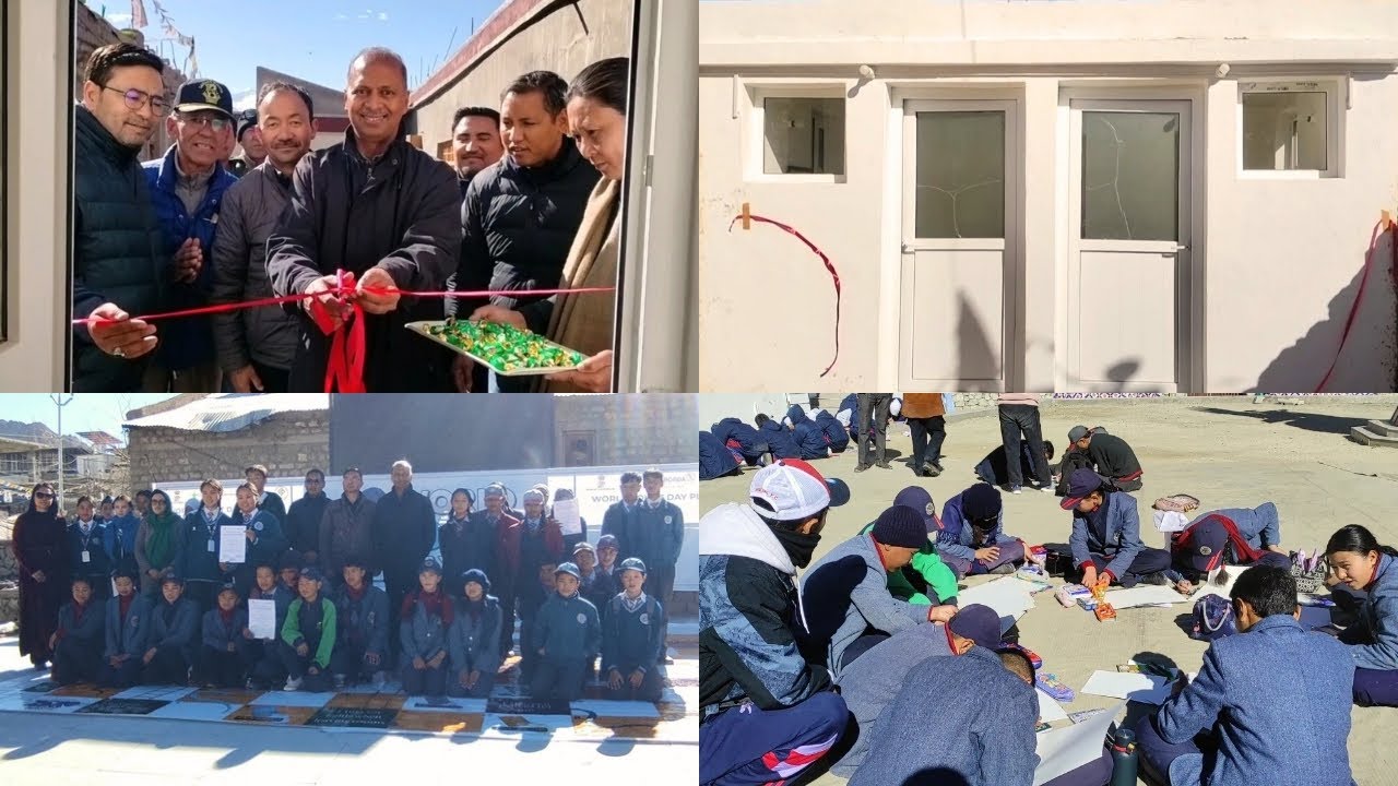 World Toilet Day 2025: MCL & LEDeG Hold Painting and Slogan Competitions in Leh